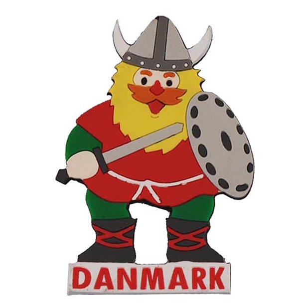 Magnet Viking figur Gummi