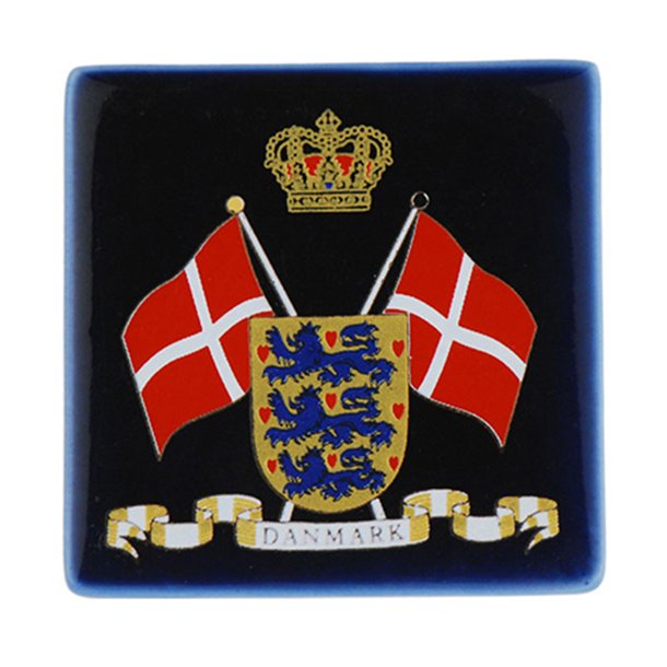 Kakkel Magnet Flag Og Rigsvben Marine