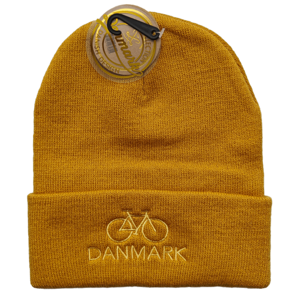 Beanie Cykel Okkergul