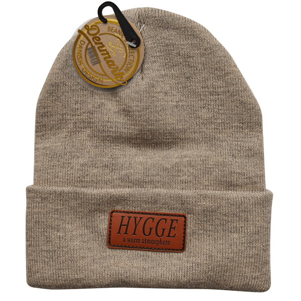 Beanie Hygge Beige Meleret