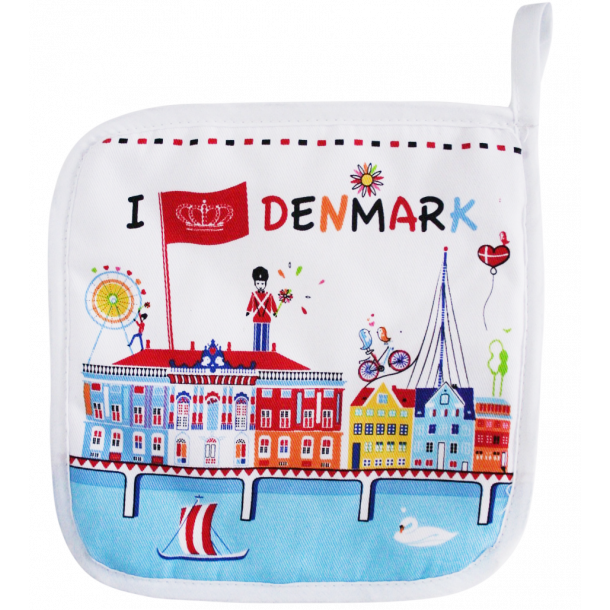 Grydelap I Love Denmark