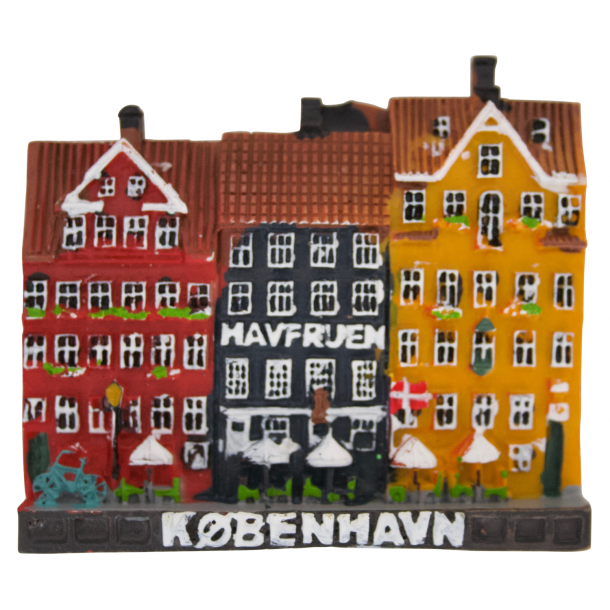 Magnet Nyhavn Havfruen Gips