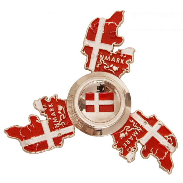 Magnet Danmark Flag Fidget Spinner