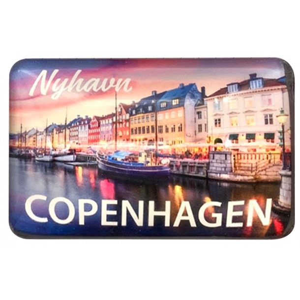 Magnet Nyhavn Copenhagen Glas