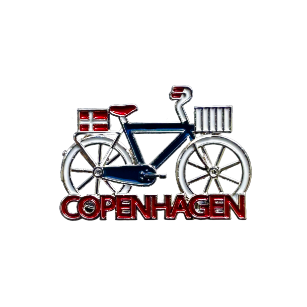 Pin Bl Cykel Copenhagen