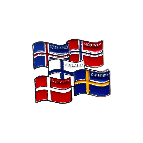 Pin Nordiske Flag