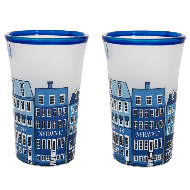 Shotglas Nyhavn Frosted Bl 2 Styks I ske