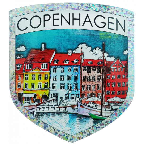 Klistermrke Nyhavn Tegning