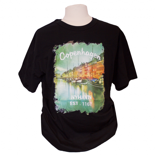 T-shirt Nyhavn Sort Small