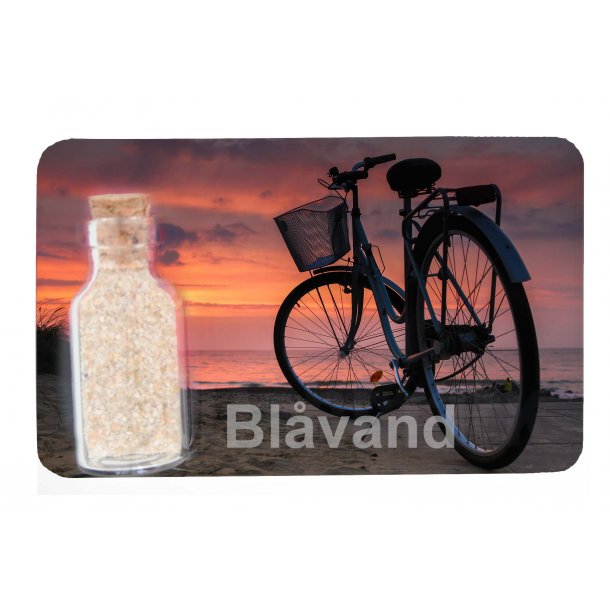 Magnet Med Flaske Cykel Vesterhavet Blvand