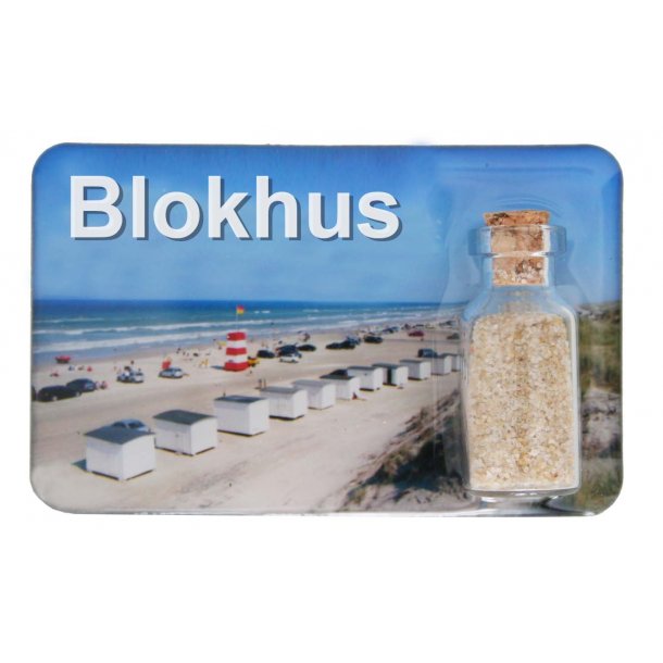 Magnet Med Flaske Huse Vesterhavet Blokhus