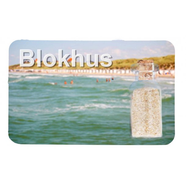 Magnet Med Flaske Havet Vesterhavet Blokhus