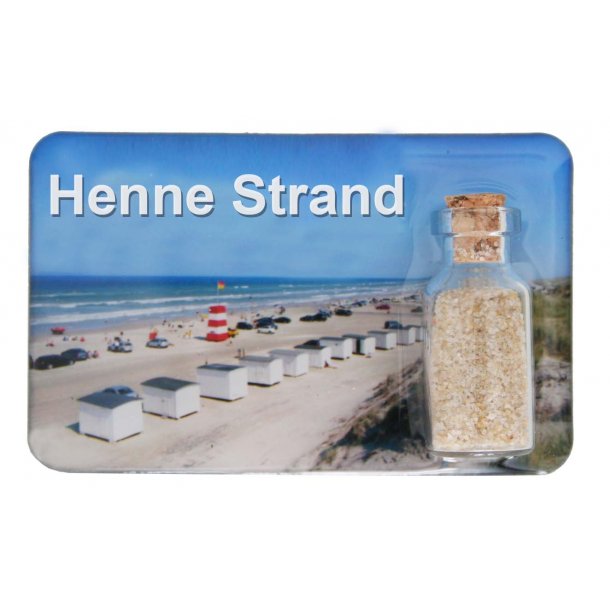 Magnet Med Flaske Huse Vesterhavet Henne Strand