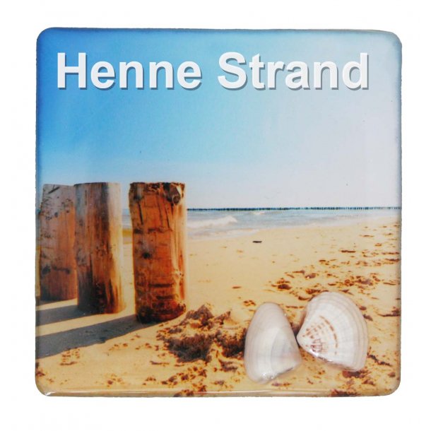 Magnet Med Musling Sjler Vesterhavet Henne Strand