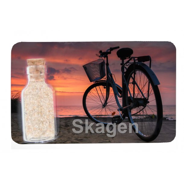 Magnet Med Flaske Cykel Vesterhavet Skagen