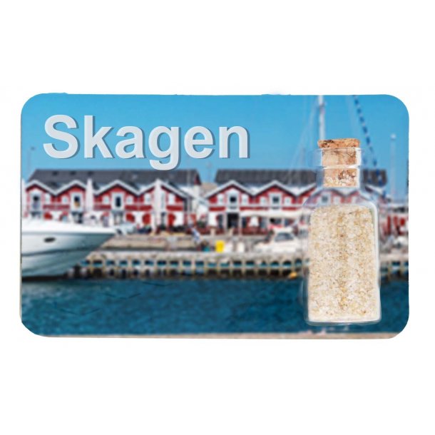 Magnet Med Flaske Havn Vesterhavet Skagen