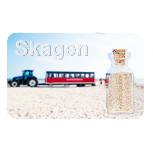 Magnet Med Flaske Sandormen Vesterhavet Skagen