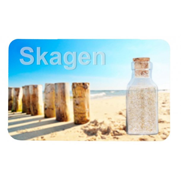 Magnet Med Flaske Sjler Vesterhavet Skagen