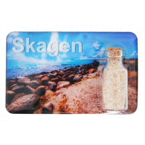 Magnet Med Flaske Sten Vesterhavet Skagen