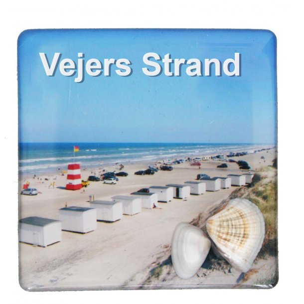 Magnet Med Musling Huse Vesterhavet Vejers Strand