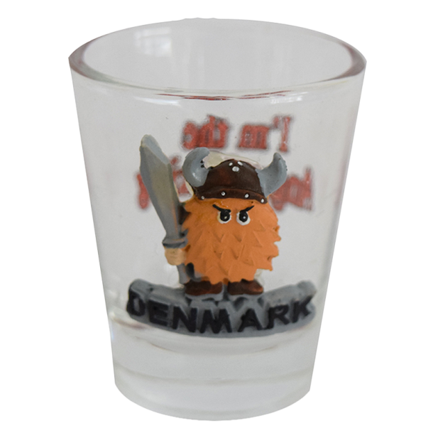 Shotglas Angry Viking 3D