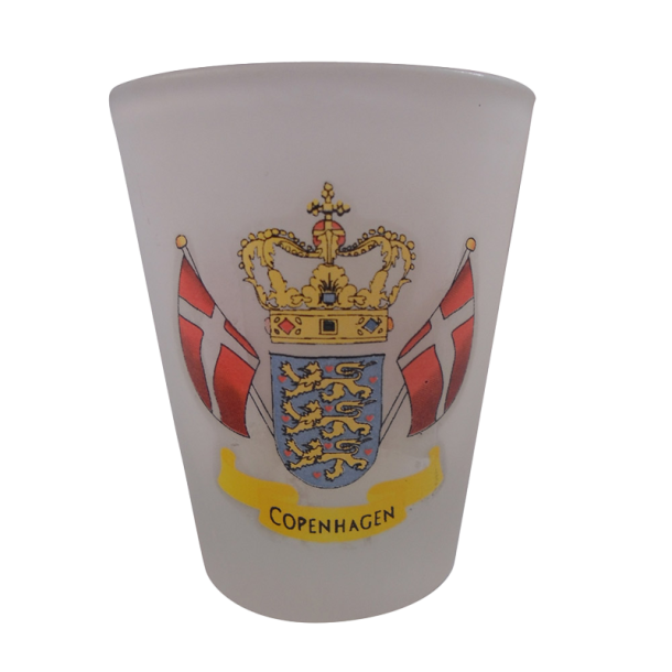 Shotglas Skjold Og Flag