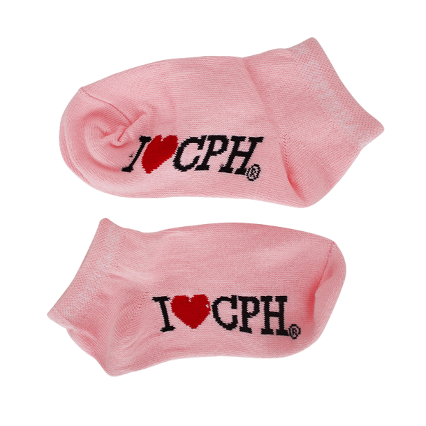 Sokker I Love CPH Pink