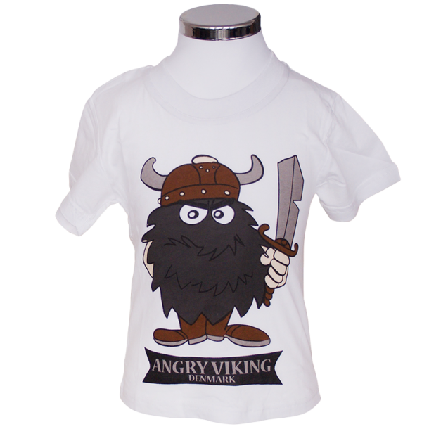 T-shirt Angry Viking Sort