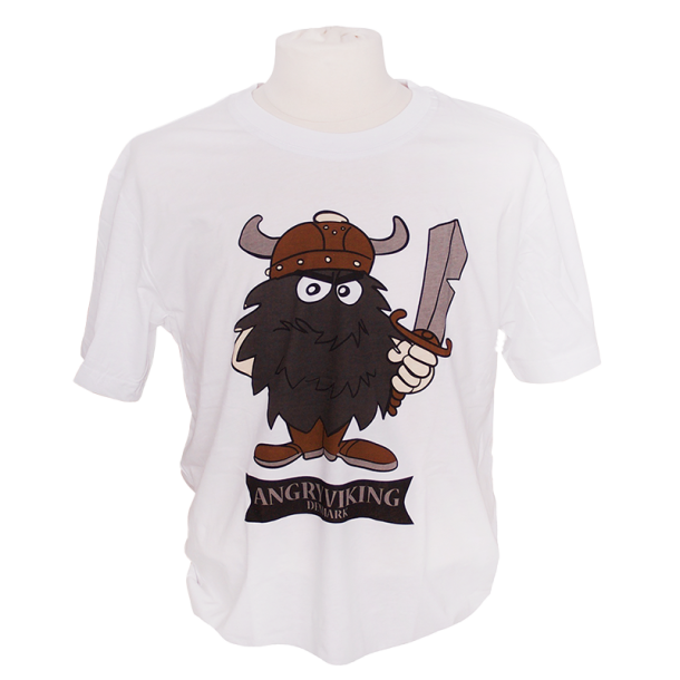 T-shirt Angry Viking Sort