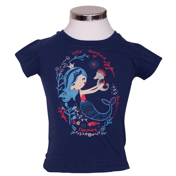 T-shirt Bl Havfrue Navy