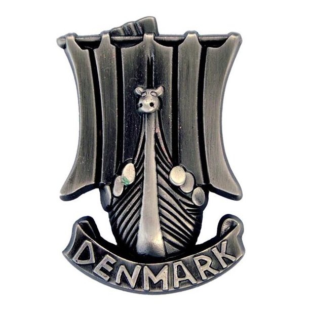 Magnet Vikingskib Denmark Slv